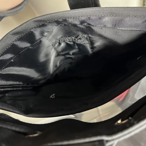 Rare Tommy Hilfiger Vintage Y2K 90s Clear Navy bucket Out Shoulder Sling Bag - Picture 6 of 9